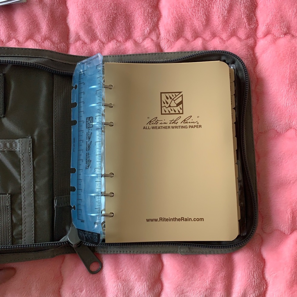 Military grade unused organizer and planner